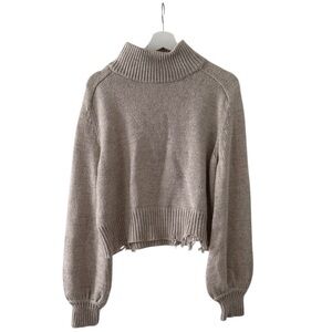 Lovers + Friends Wool Distressed Sweater XL